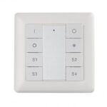 SR-2402-S4 DALI Wandschalter Dimmer 16 Szenen 55mm Maß