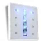 SR-2830AC RF LED Touchcontroller 1-Kanal 868MHz 4 Zonen