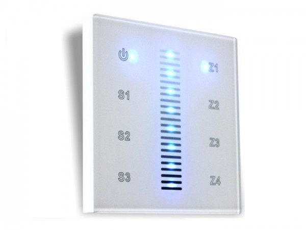 SR-2830AC RF LED Touchcontroller 1-Kanal 868MHz 4 Zonen