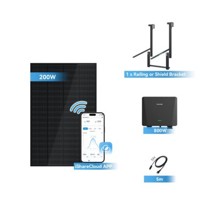 Sunshare Ray ¨C Plug & Play Solarl?sung f¨¹r Gel?nder-Balkone