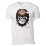 T-Shirt Chest Monkey Helmet weiß – Funktionsshirts | Outdoor Militär Tactical Gear
