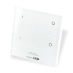 T16-2 DMX + RF Wandcontroller 2-Kanal 2,4GHz Touchcontrol weiss