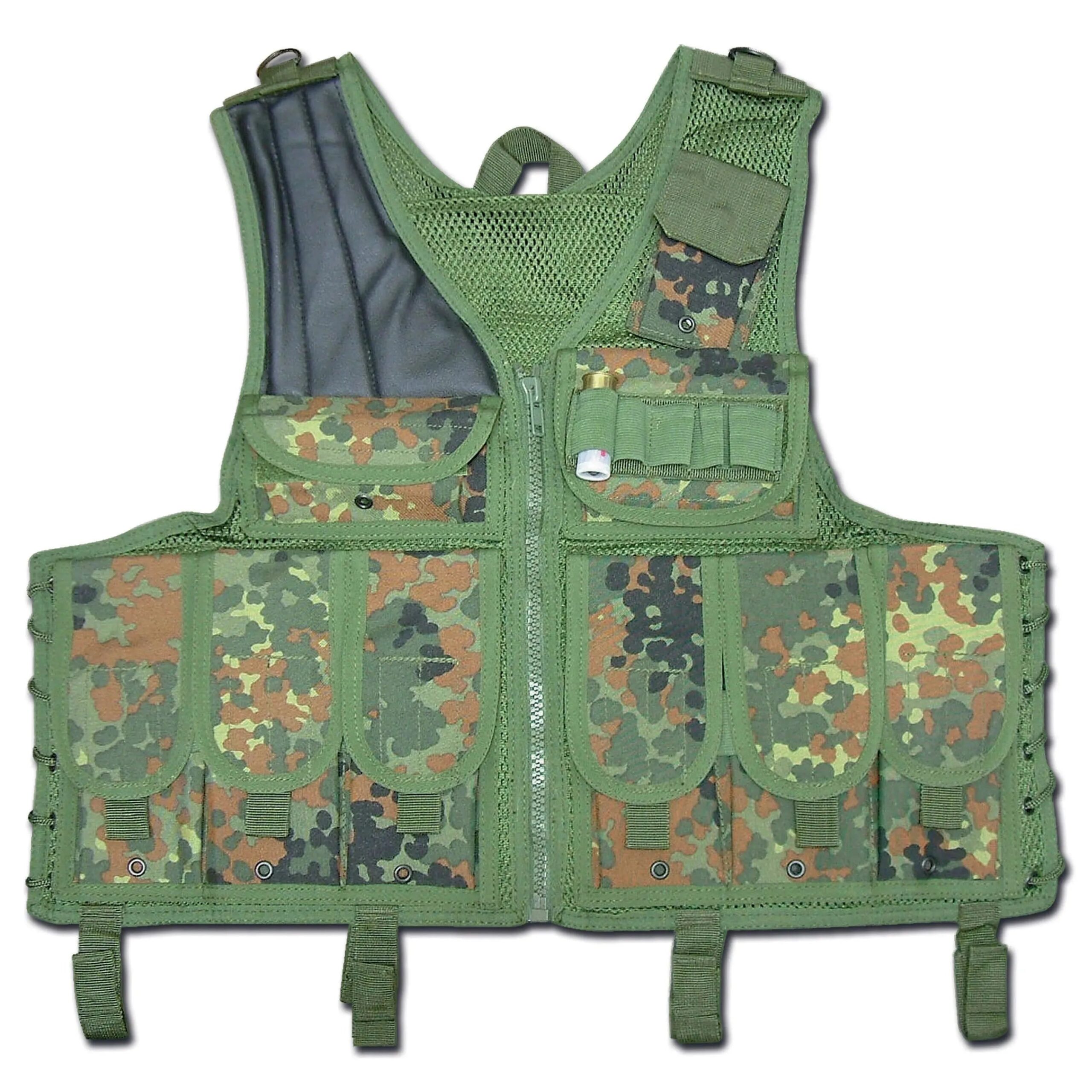 Tactical-Weste Import flecktarn – Tactical Einsatz & Daypacks | Outdoor Militär Tactical Gear Tactical-Weste Import flecktarn – Tactical Einsatz & Daypacks | Outdoor Militär Tactical Gear - Image 1