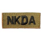 Textilabzeichen NKDA Klett – Zubehör | Outdoor Militär Tactical Gear