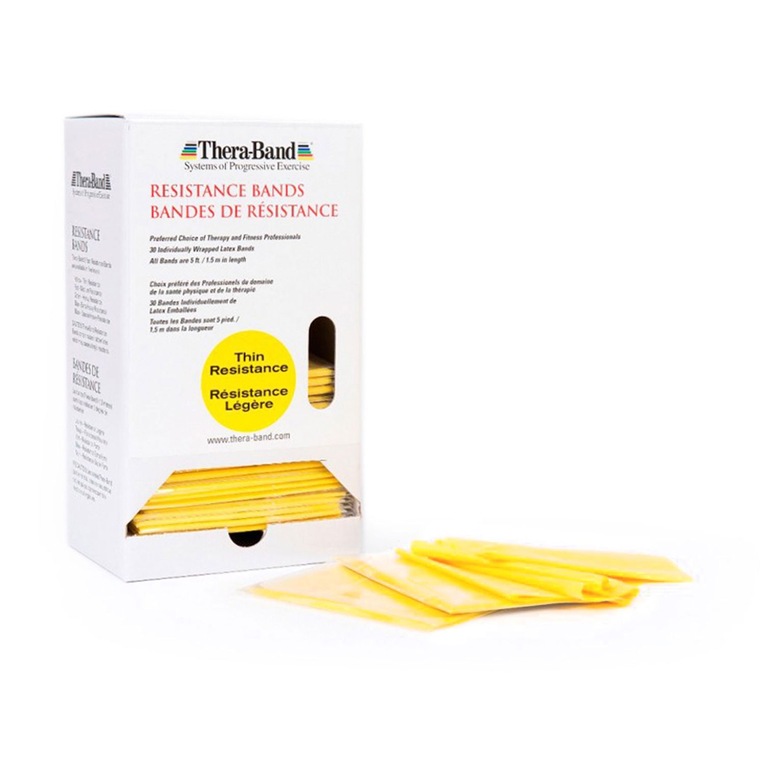 Thera-Band Dispenser Box: 30 Bänder à 1 Thera-Band Dispenser Box: 30 Bänder à 1,5 m - leicht - Image 1