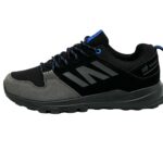 Trekkingschuhe Outdoor Wanderschuhe Soft shell Dunkelgrau-Schwarz 44