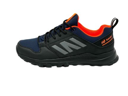 Trekkingschuhe Outdoor Wanderschuhe Soft shell Schwarz-Navy-PU 46