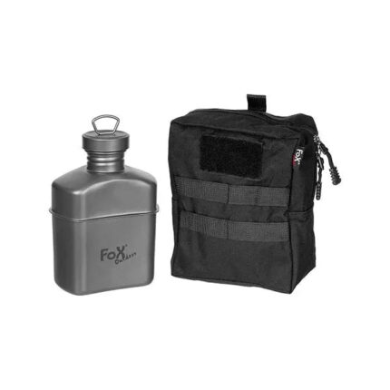 Trinkflasche Titan 1 L mit Tasche – Leicht Einsatz & Daypacks | Outdoor Militär Tactical Gear
