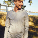 Unisex Jersey Hoodie mit Reißverschluss