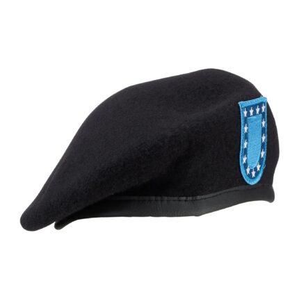 US Barett schwarz mit Abzeichen – Zubehör – Modell 1262 | Outdoor Militär Tactical Gear