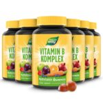 Vitamin B Komplex Multivitamin Gummies I alle B-Vitamine mit 12 µg Vitamin B12 I Mango-Geschmack I vegetarisch I 60 Stk