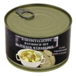 Vollkonserve Kartoffelsuppe mit Wiener Würstchen 400 g – Einsatz & Daypacks | Outdoor Militär Tactical Gear