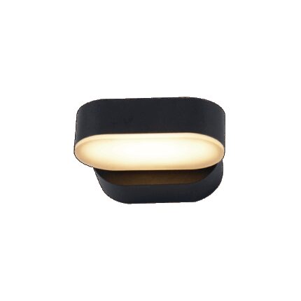 Wandaufbauleute Madrid 260lm 2700K IP54 Schwarz