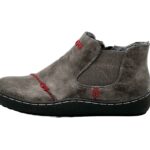 Warm gefütterte Winterstifel Grau 41