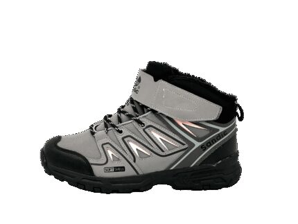 Winter Trekkingschuhe Gefütterte Boots Grau-Fuchsia 39