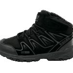 Winter Trekkingschuhe Gefütterte Boots Schwarz-Königsblau 43