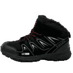 Winter Trekkingschuhe Gefütterte Boots Schwarz-Rot 44