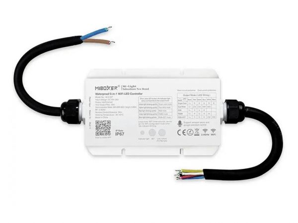 WL5-WP 5-in-1 Smart LED Controller WiFi 2 WL5-WP 5-in-1 Smart LED Controller WiFi 2,4GHz, 20A - Image 1