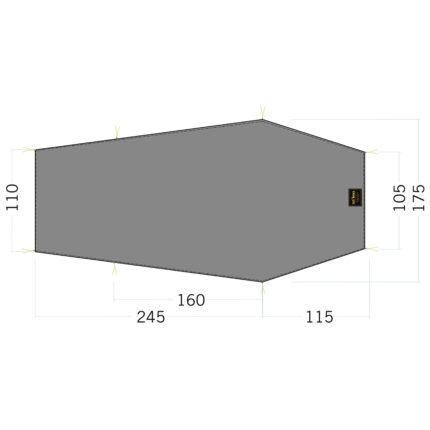 Zeltunterlage Floor Sheet LT Gargia 3 steingrau oliv – Einsatz & Daypacks | Outdoor Militär Tactical Gear