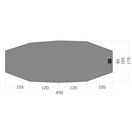 Zeltunterlage Floor Sheet LT Rokua 3 steingrau oliv – Einsatz & Daypacks | Outdoor Militär Tactical Gear